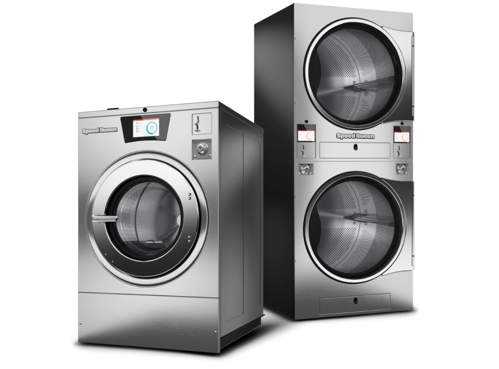 Commercial washing machines at Tubs and Tumblers Wayne, MI clean clothes in less time