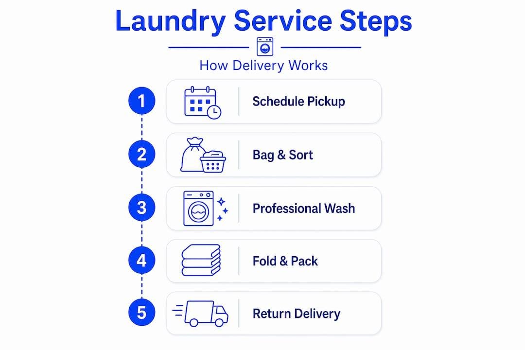 Commercial laundry service in Wayne at Tubs and Tumblers
