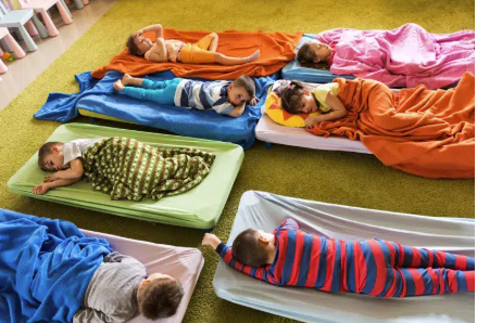 Commercial laundry service for daycare blankets, bibs, and towels
