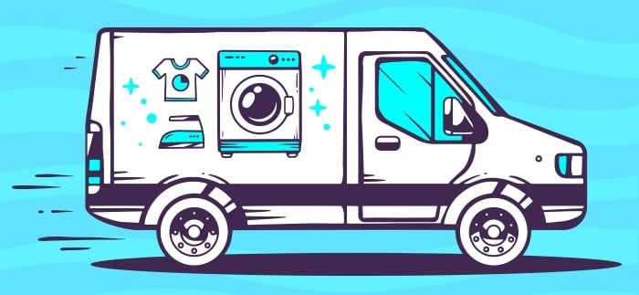 van for pickup laundry service