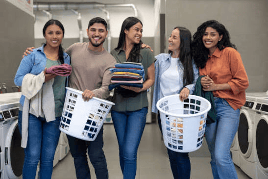 Wash and fold services are convenient for college students