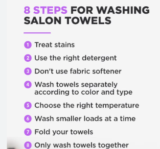 How to wash salon and gym towels for business in and near Wayne