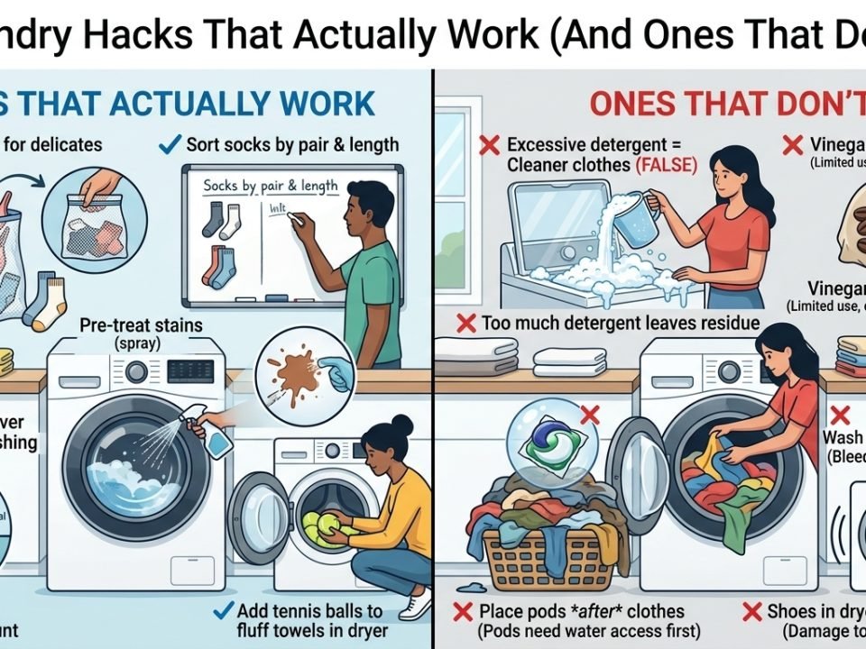 Laundry hacks that work and ones that don’t